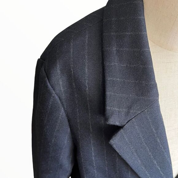 ZARA Kids | Navy Blue | BLAZER WITH LAPEL COLLAR AND LONG SLEEVES - Picture 5 of 8